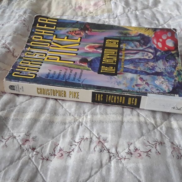 Vtg 90s The Tachyon Web Christopher Pike Book - Picture 3 of 6